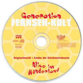 CD Christian Bruhn: Alice Im Wunderland (Originalmusik + Lieder Der Zeichentrickserie)