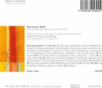 CD Andreas Frese: Solo Songs And Works For Male Choir
