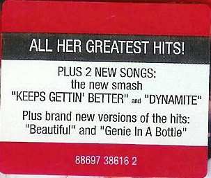 CD Christina Aguilera: Keeps Gettin' Better: A Decade Of Hits