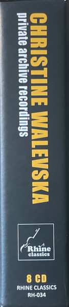 8CD/Set di cofanetti Christine Walevska: The Beauty & The Bow (Private Archive Recordings)