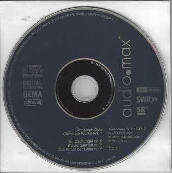 3CD/Set di cofanetti Christoph Delz: Complete Works Vol. 1