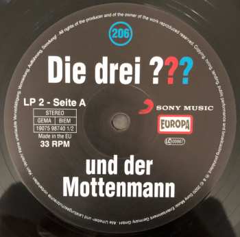 2LP Christoph Dittert: Die Drei ??? 206 - Und Der Mottenmann LTD