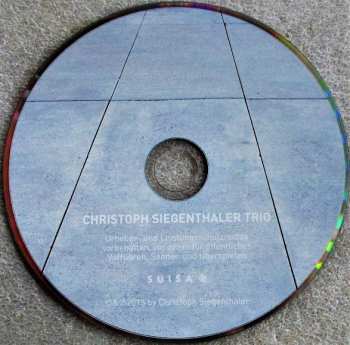 CD Christoph Siegenthaler Trio: Christoph Siegenthaler Trio