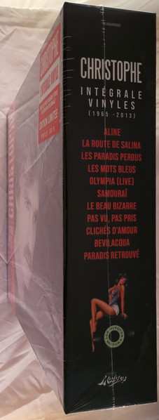 14LP/Set di cofanetti Christophe: Intégrale Vinyles (1965 - 2013)