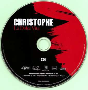 3CD/Set di cofanetti Christophe: La Dolce Vita