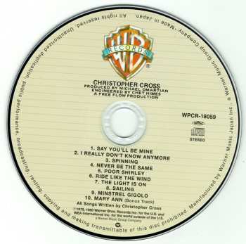 CD Christopher Cross: Christopher Cross LTD