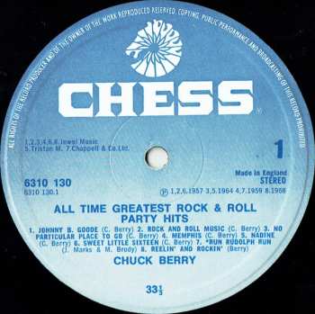 LP Chuck Berry: All-Time Rock'n'Roll Party Hits