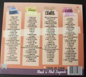 4CD Jerry Lee Lewis: Four By Four  Rock 'n' Roll Legends