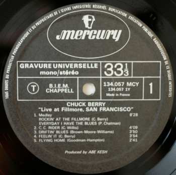 LP Chuck Berry: Live At Fillmore, San Francisco