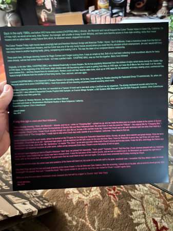 LP Chuck Cirino: Chopping Mall (Original Motion Picture Soundtrack) DLX | CLR