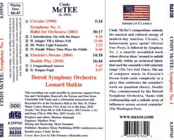CD Detroit Symphony Orchestra: Symphony No. 1: Ballet For Orchestra