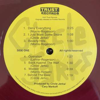 LP Circle Jerks: Group Sex DLX | LTD | CLR