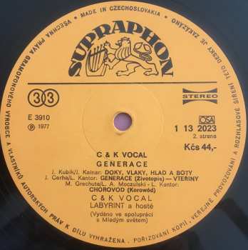 LP C&K Vocal: Generace