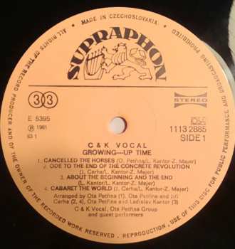 LP C&K Vocal: Growing-Up Time (86/1)