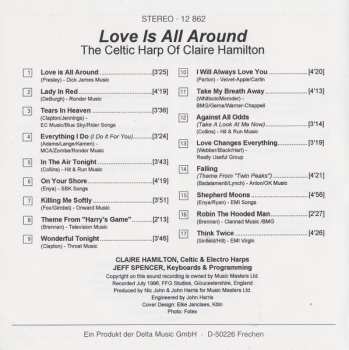 CD Claire Hamilton: Love Is All Around The Celtic Harp Of Claire Hamilton