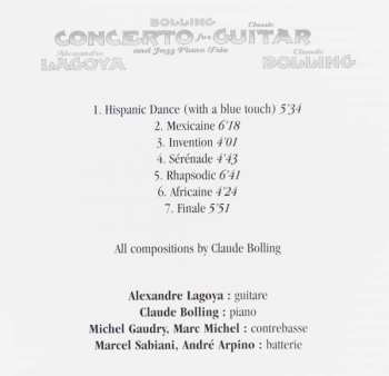 CD Alexandre Lagoya: Concerto For Classic Guitar And Jazz Piano Trio