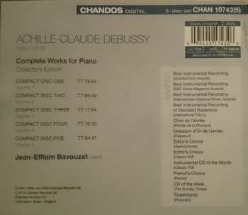 5CD/Set di cofanetti Claude Debussy: Debussy: Complete Works For Piano (Collector's Edition)