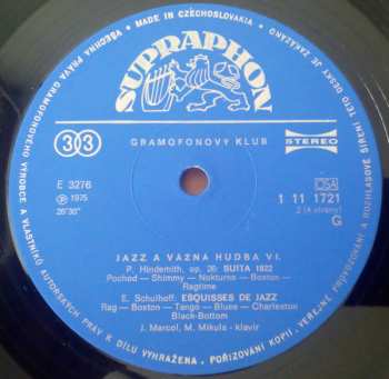 2LP/Set di cofanetti Bohuslav Martinů: Jazz A Vážná Hudba - Klavírní Skladby (2xLP + BOX + BOOKLET)
