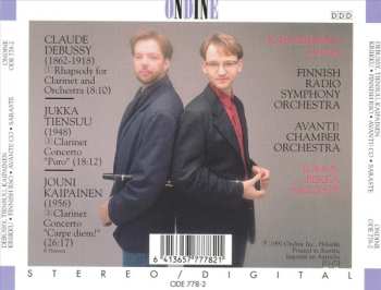 CD Claude Debussy: Rhapsody For Clarinet And Orchestra / Puro / Carpe Diem!