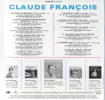 13CD/Set di cofanetti Claude François: L'intégrale Des Albums Originaux 1963-1972