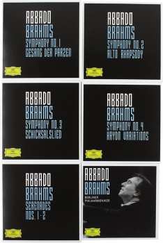 5CD/Set di cofanetti Berliner Philharmoniker: Abbado Brahms