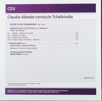 6CD/Set di cofanetti Pyotr Ilyich Tchaikovsky: Symphonies 1-6 • The Nutcracker Suite • Romeo And Juliet And More
