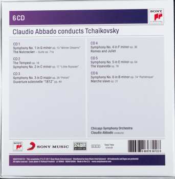 6CD/Set di cofanetti Pyotr Ilyich Tchaikovsky: Symphonies 1-6 • The Nutcracker Suite • Romeo And Juliet And More