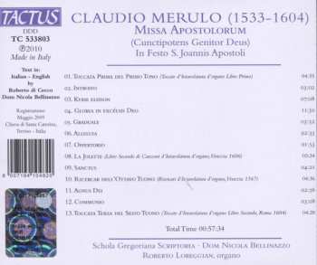 CD Roberto Loreggian: 	 Missa Apostolorum (Cunctipotens Genitor Deus) : In Festo S. Joannis Apostoli