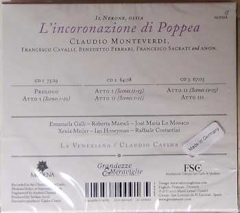 3CD Claudio Monteverdi: Il Nerone, Ossia L'Incoronazione Di Poppea