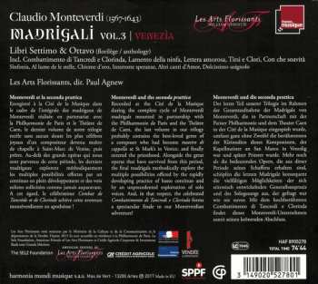 CD Claudio Monteverdi: Madrigali Vol. 3 | Venezia