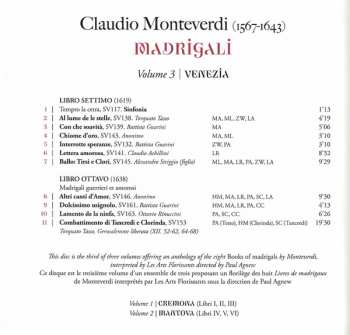 CD Claudio Monteverdi: Madrigali Vol. 3 | Venezia