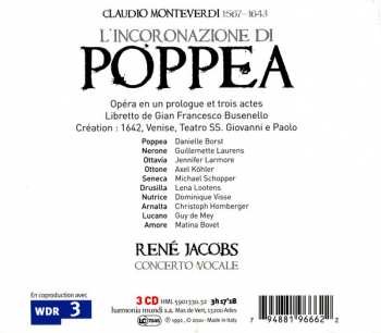 3CD Claudio Monteverdi: Monteverdi L'Incoronazione di Poppea