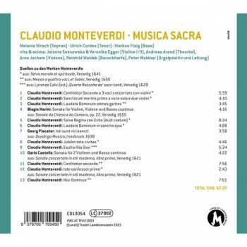 CD Claudio Monteverdi: Musica Sacra
