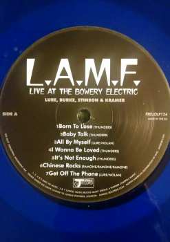 LP Walter Lure: L.A.M.F. Live At The Bowery Electric LTD | CLR