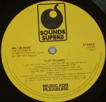 3LP/Set di cofanetti Cliff Richard: Cliff Richard