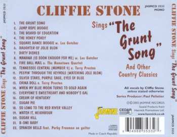 CD Cliffie Stone: Sings "The Grunt Song" 