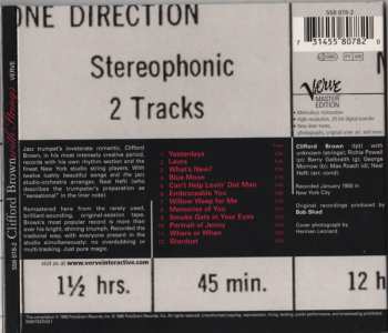 CD Clifford Brown: Clifford Brown With Strings DIGI