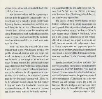 CD Clifton Chenier: Zydeco Sont Pas Sale