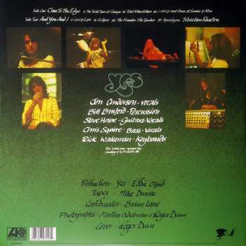 LP Yes: Close To The Edge LTD