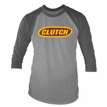 Merch Clutch: Maglietta S Tříčtvrtečním Rukávem Classic Logo Clutch (grey Marl/charcoal)