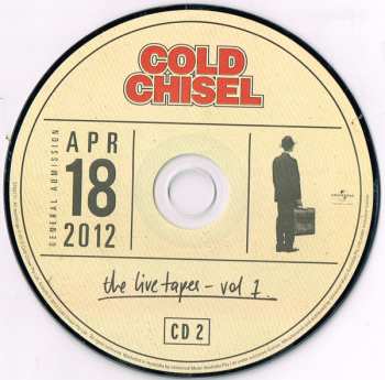 2CD Cold Chisel: The Live Tapes - Vol 1