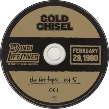 2CD Cold Chisel: The Live Tapes Vol.5