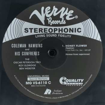 2LP Coleman Hawkins: And Confrères