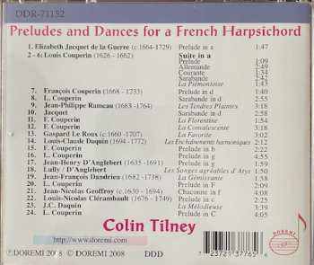 CD Colin Tilney: Preludes And Dances For A French Harpsichord