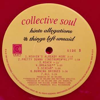 LP Collective Soul: Hints Allegations And Things Left Unsaid LTD | CLR