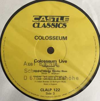2LP Colosseum: Colosseum Live