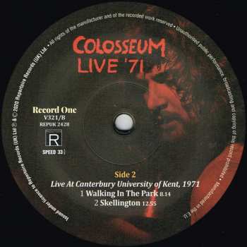 3LP Colosseum: Colosseum Live '71