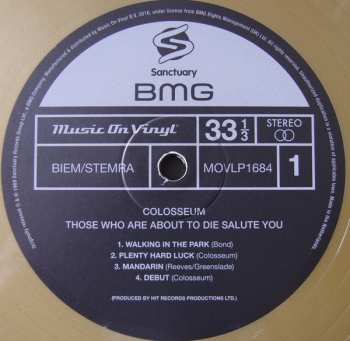 LP Colosseum: Those Who Are About To Die, Salute You CLR | LTD | NUM