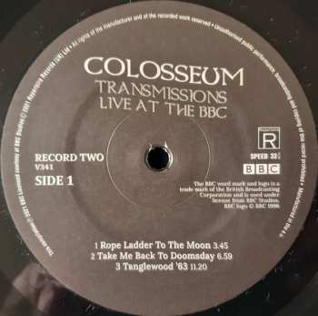 2LP Colosseum: Transmissions Live At The BBC