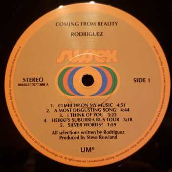 LP Sixto Rodriguez: Coming From Reality